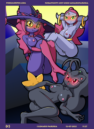 Mismagius Hoopa Banette 001